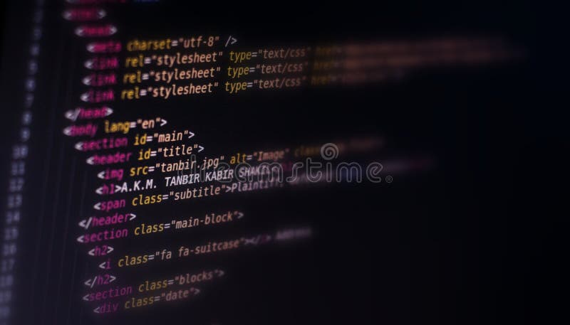 Code Html Php Web Programming Source Code Abstract Code Background Computer Code Html Programming Code Background Software Stock Image Image Of Computer Document 179881189