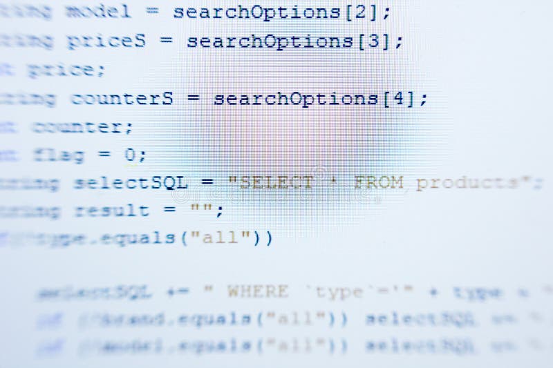 The code in the java programming language. The part of the program code is macro. Coding software development programming program code stock images, royalty-free photos and pictures