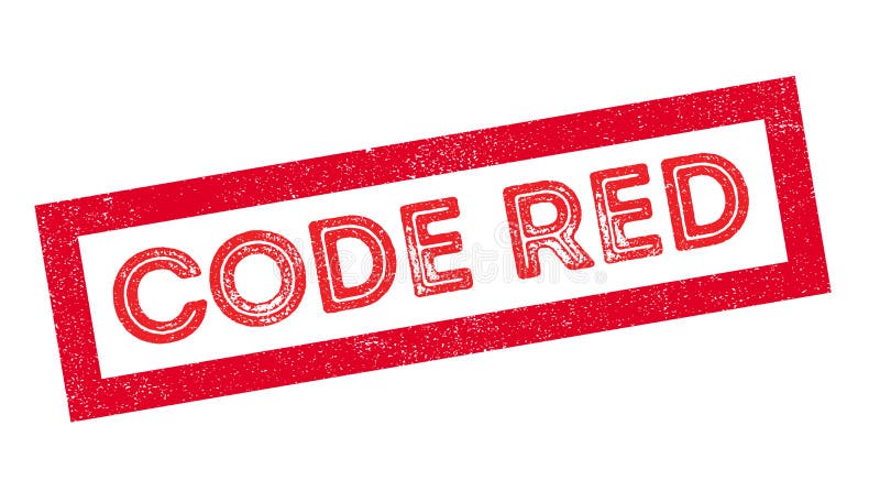 Code Red Rubber Stamp Stock Illustration Illustration Of Header