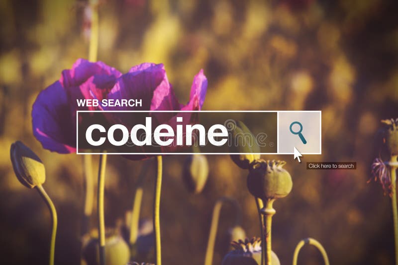 Codeïne in Internet-browser onderzoeksdoos