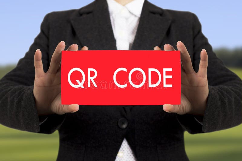 Codice a barre di codice di QR immagine stock Codice a barre di codice di QR immagine stock
