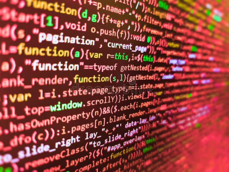 Codice sorgente di rete neurale rnn. sviluppatore che lavora sui codici dei siti web in ufficio. tecnologia moderna. programmazion immagine stock libera da diritti