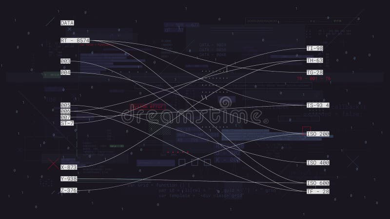Codificación y programación del ciberespacio comunicaciones virtuales e intercambio de datos vector fondo abstracto matriz espacio con dígitos para diseño