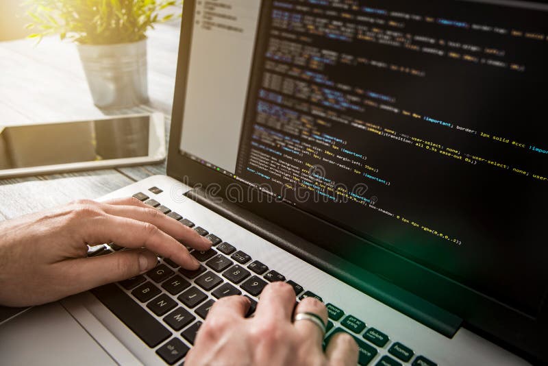 Coding code program compute coder develop developer development royalty free stock image