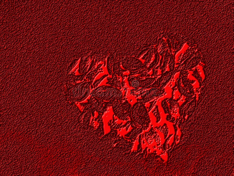 Coeur abstrait de valentine avec le fond texturisé photo libre de droits Coeur abstrait de valentine avec le fond texturisé photo libre de droits
