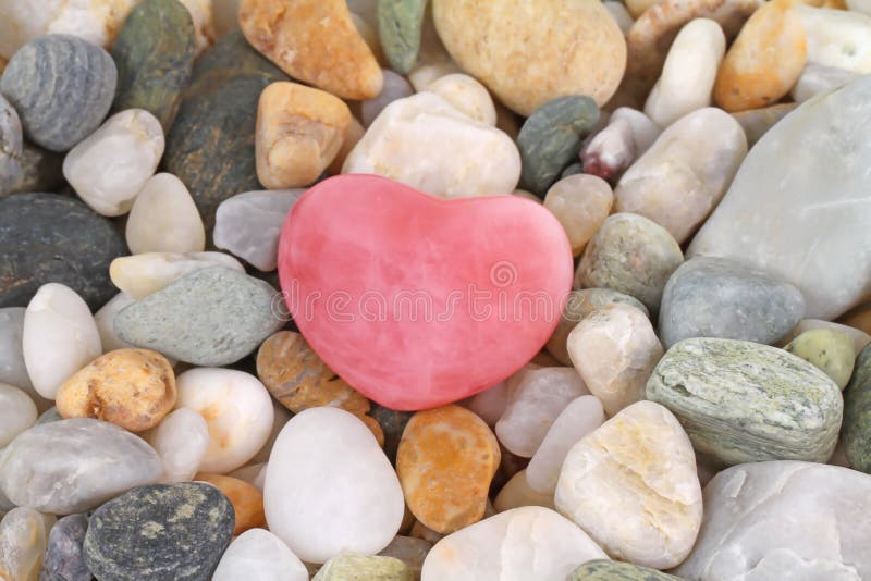 Coeur de quartz de Rose image libre de droits Coeur de quartz de Rose image libre de droits