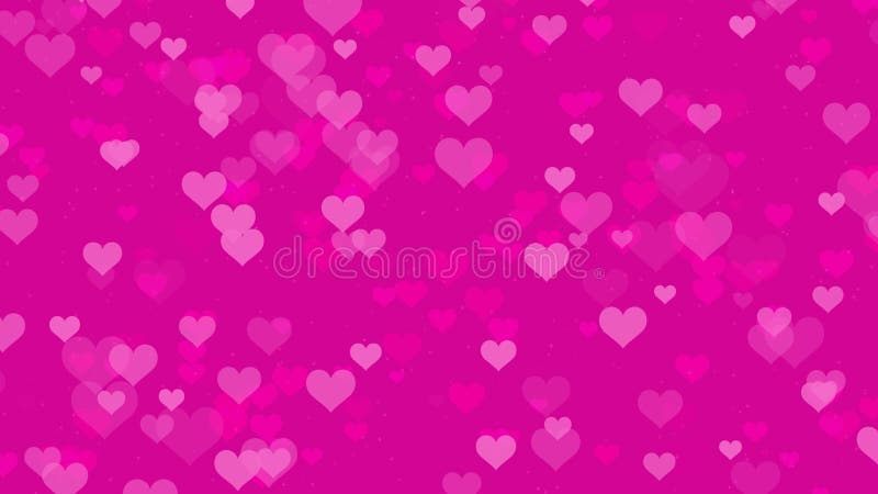 Coeur rose vif romance amour mouvement fond illustration libre de droits