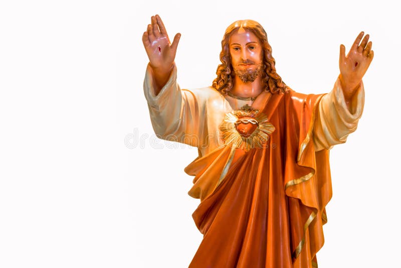 Coeur sacré de statue de Jésus photographie stock libre de droits Coeur sacré de statue de Jésus photographie stock libre de droits