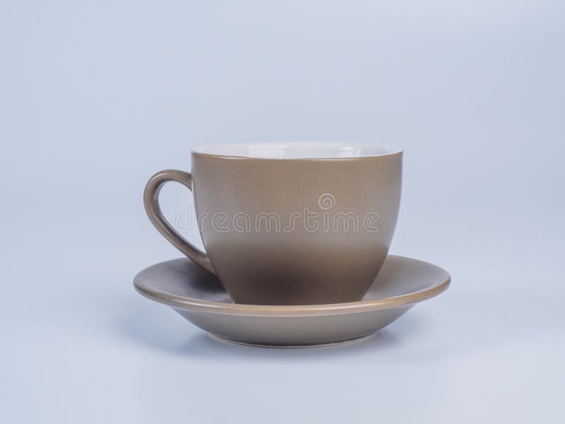 Coffe cup isolated on white background close up