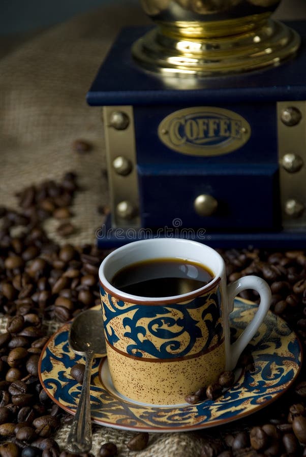 Black Coffee In Stylish Cup Stock Image Image of style, beverages