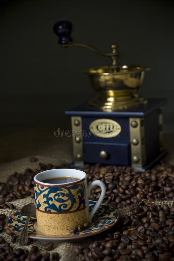Black Coffee In Stylish Cup Stock Image Image of style, beverages