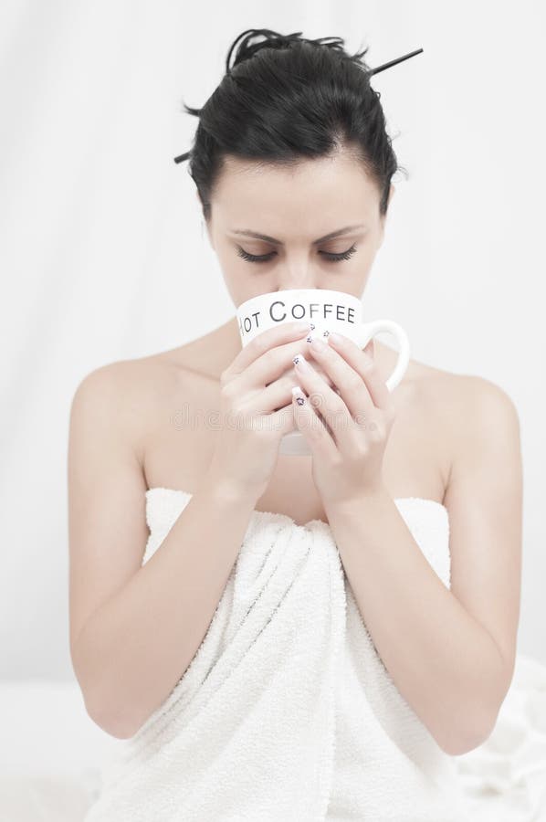 Coffee addicted royalty free stock photo Coffee addicted royalty free stock photo