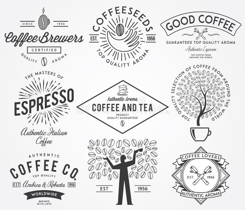 Coffee badges. Cafe logo stamp sticker. Restaurant logotype. Vintage  logotype vector isolated illustration Stock Vector by  ©tartila.stock.gmail.com 223816146