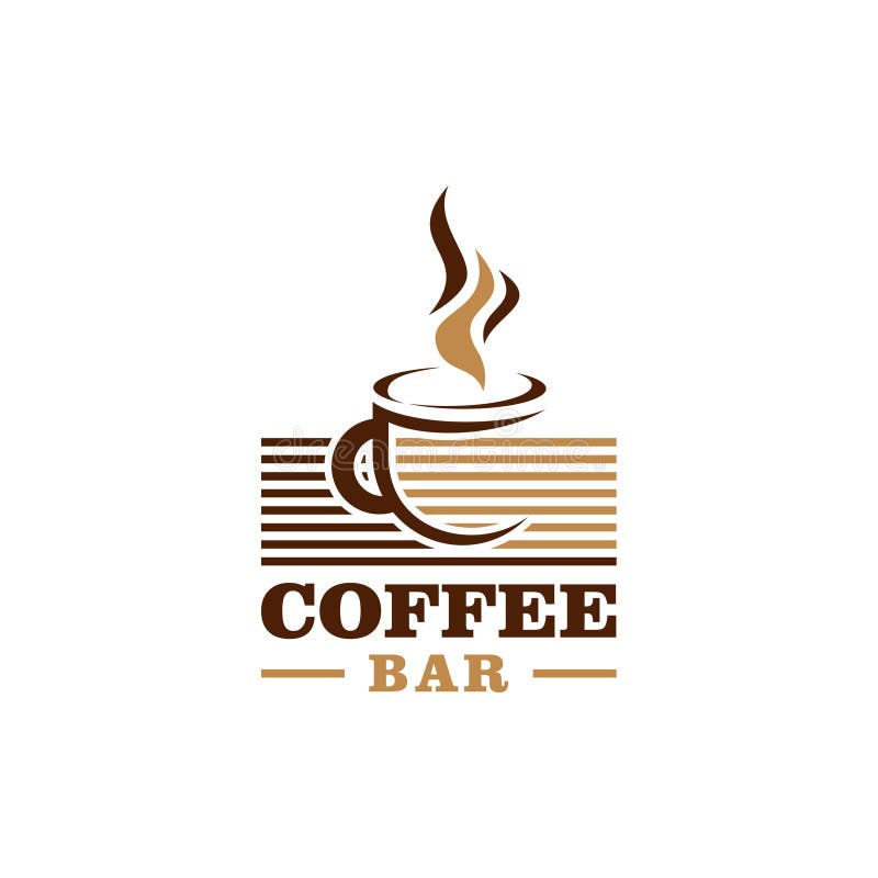 Download Coffee Bar Logo Design Vector Graphic Stock Vector ...