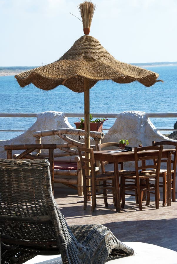 Coffee bar near the sea stock photo. Image of resort 25748940