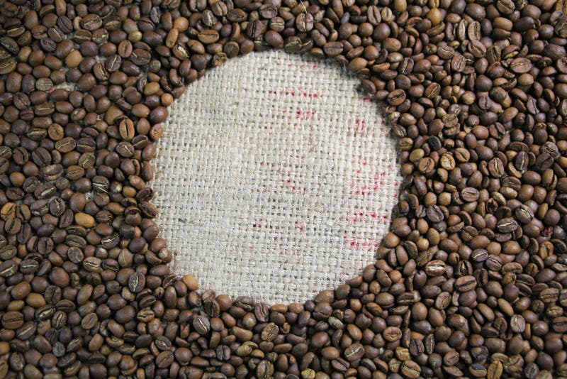 Coffee bean circle