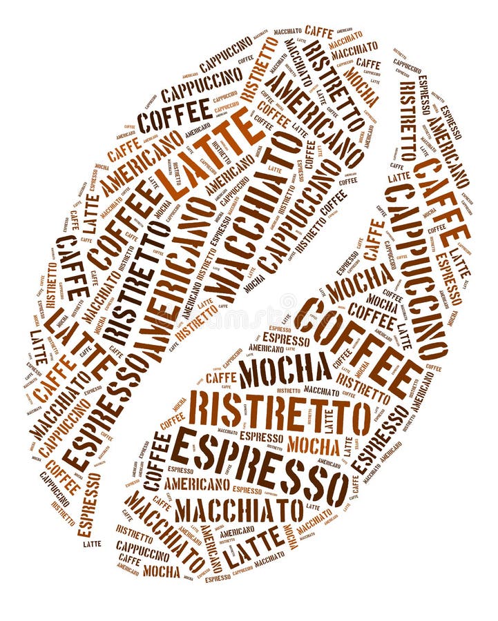 Coffee bean graphics stock illustration. Illustration of ...