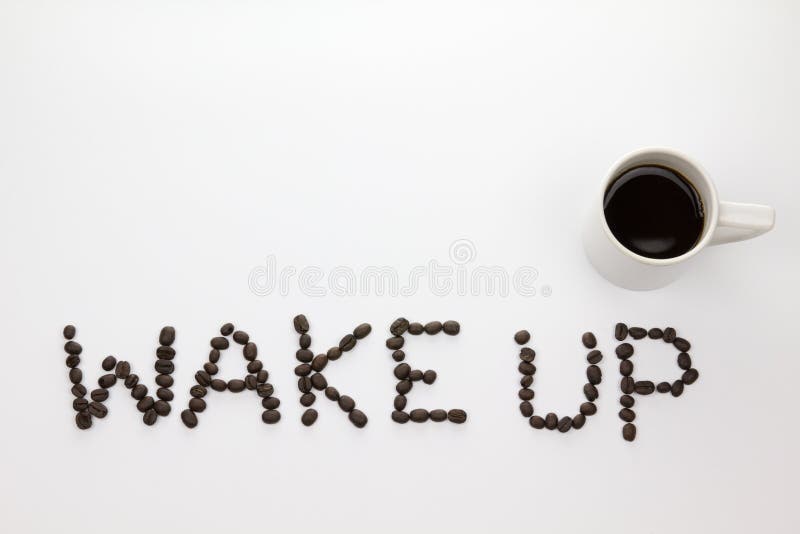 Coffee bean and hot coffee stock photo. Image of macro 58846602