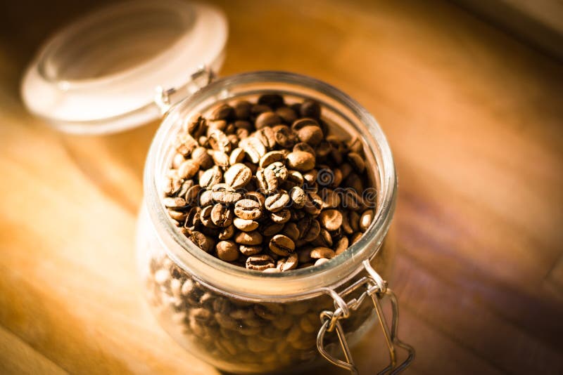 Coffee Bean Jar stock photo. Image of bean, beverage 109496924