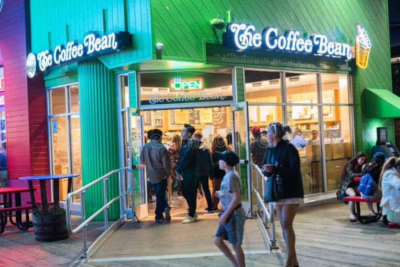 The Coffee Bean & Tea Leaf Store. Editorial Stock Image Image of leaf