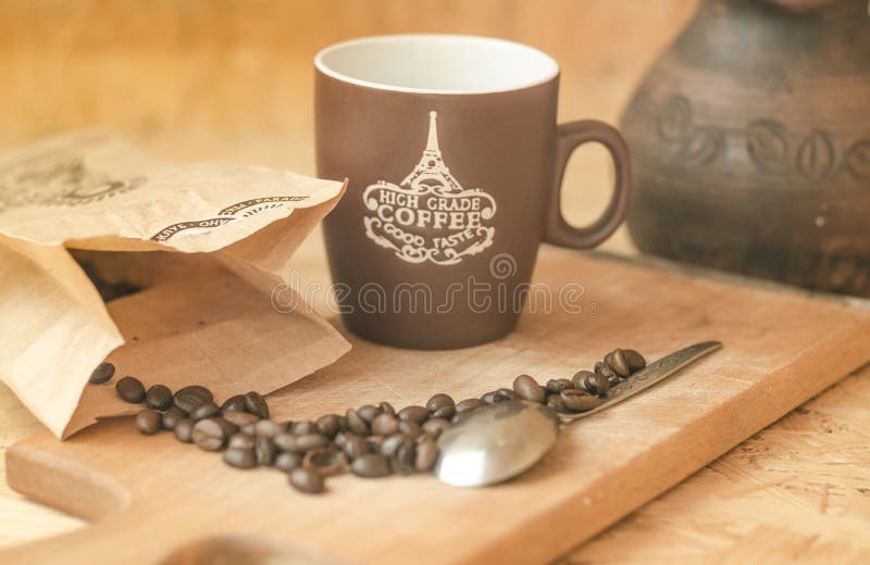 Coffee Beans, Brewing, Freshly Ground Stock Image Image of morning