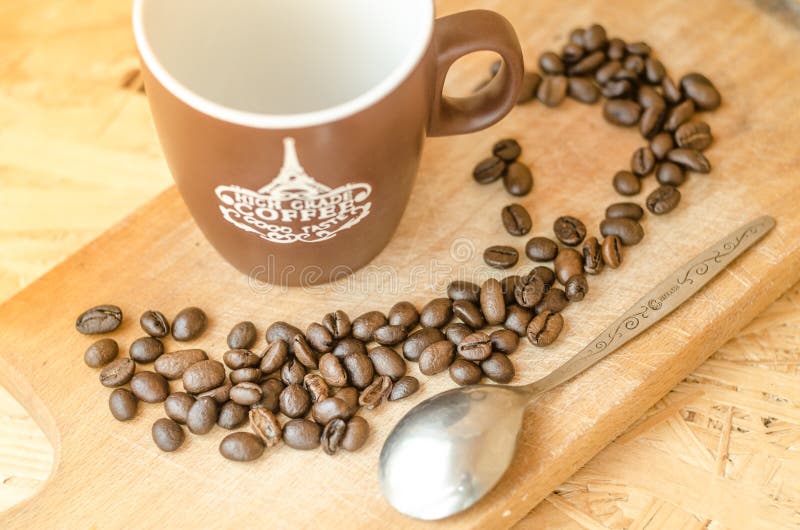 Coffee Beans, Brewing, Freshly Ground Stock Photo Image of flavor
