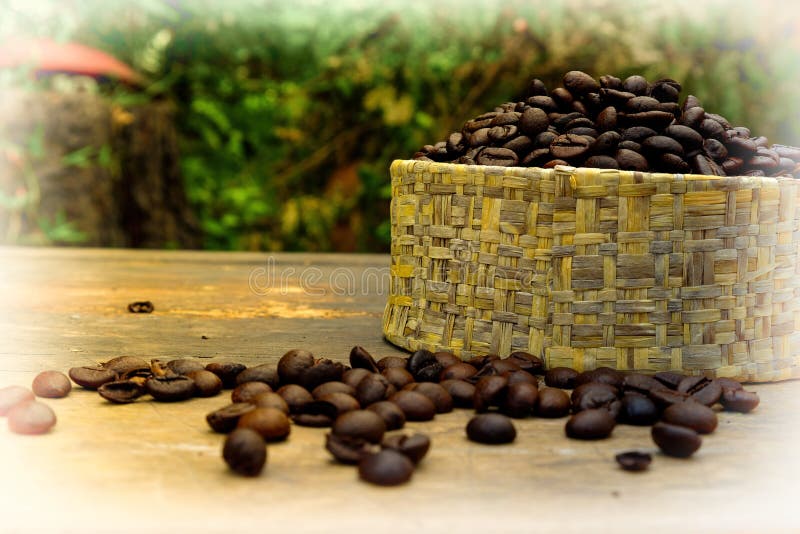 Coffee Beans Bulk Wood Table Soft Light Stock Photos Free & RoyaltyFree Stock Photos from