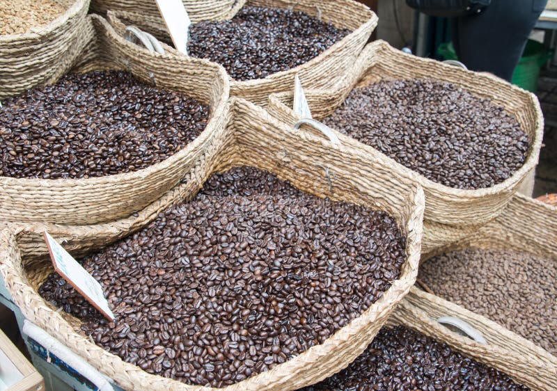 Coffee beans stock photo. Image of cafe, organic, crop 73773154