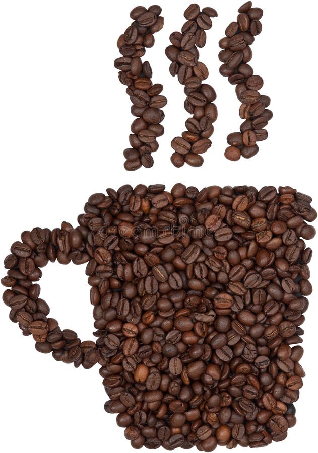 Coffee beans cup