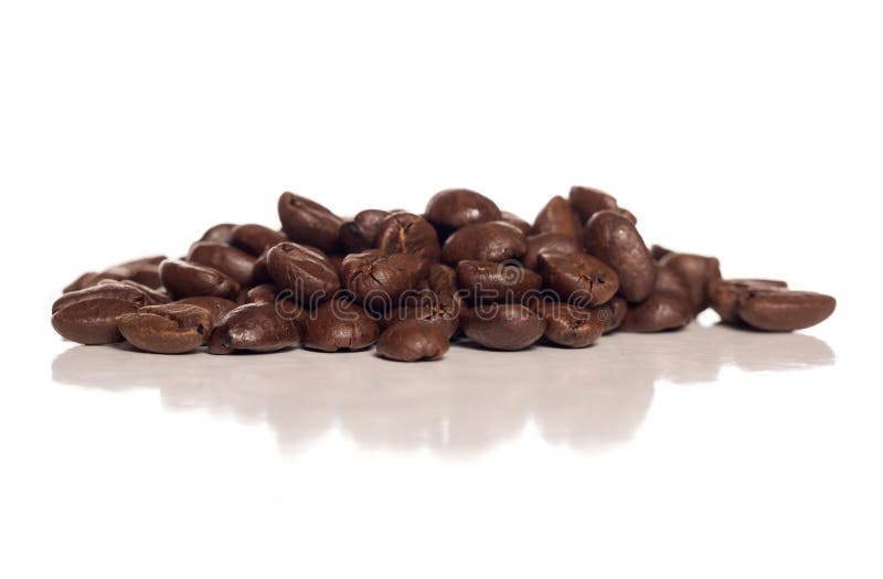 Coffee beans isolated