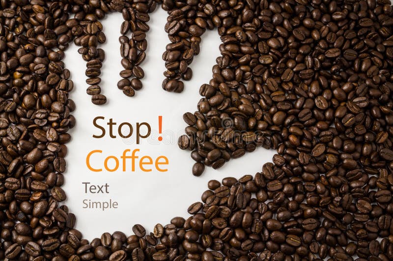 Coffee beans for stop stock image. Image of beans, roasted 31882589