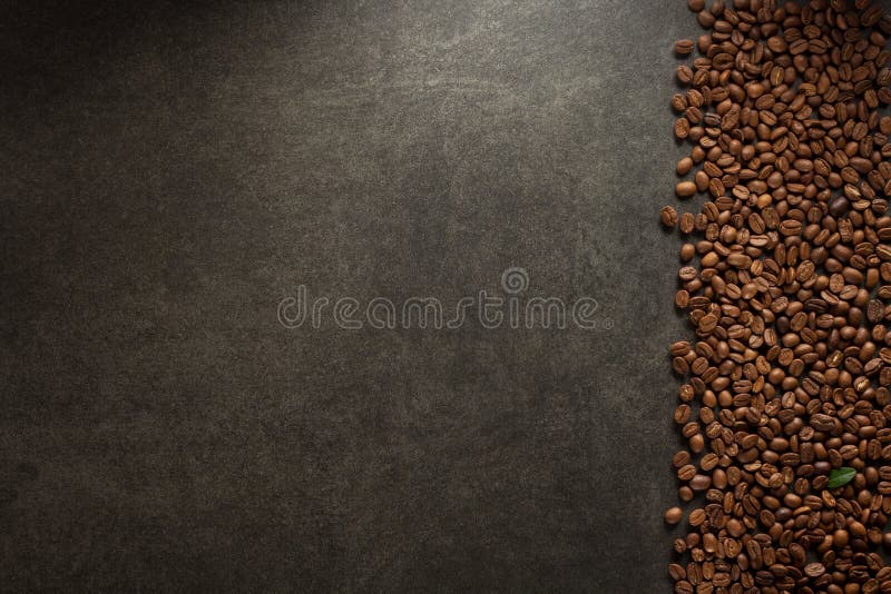 Coffee beans at table