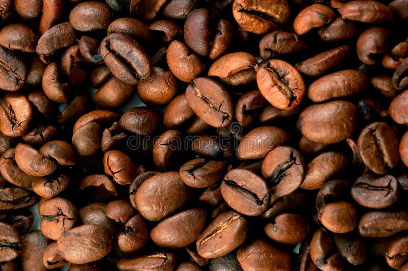 Coffee beans texture.