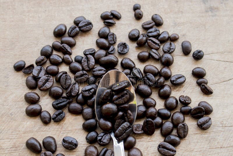 Coffee Beans To Roast Prepare Pulp for Make Coffee Stock Photo Image