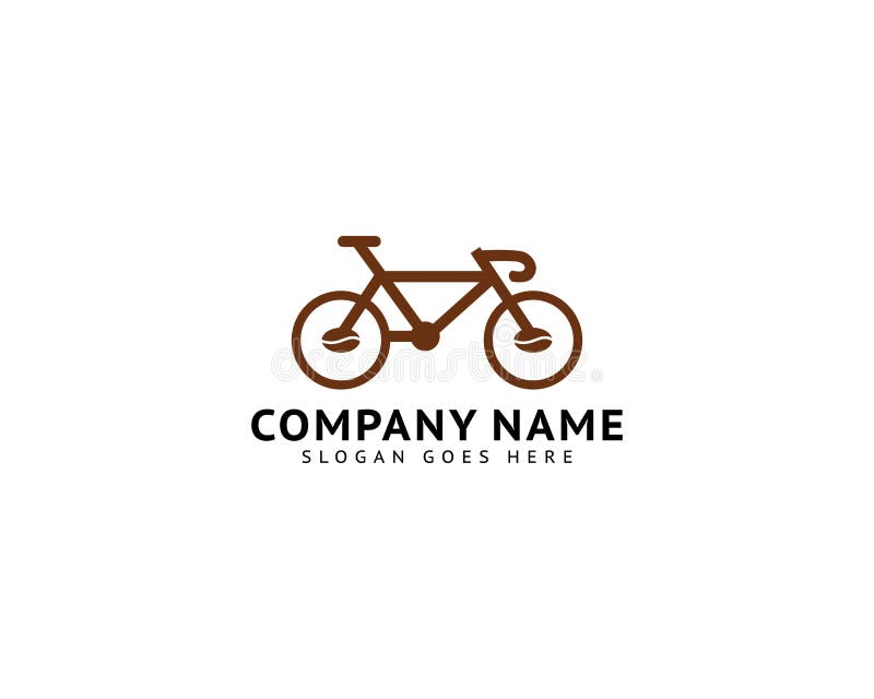 Coffee Bicycle Logo Vector Illustration Stock Vector Illustration of