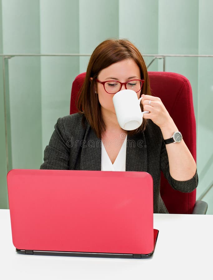 Coffee break stock image. Image of businesswoman, company 41525845