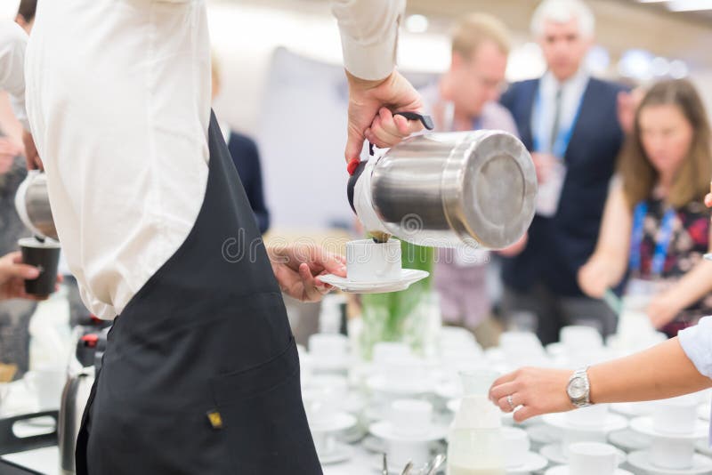 Coffee Break at Conference Meeting. Stock Photo Image of hotel