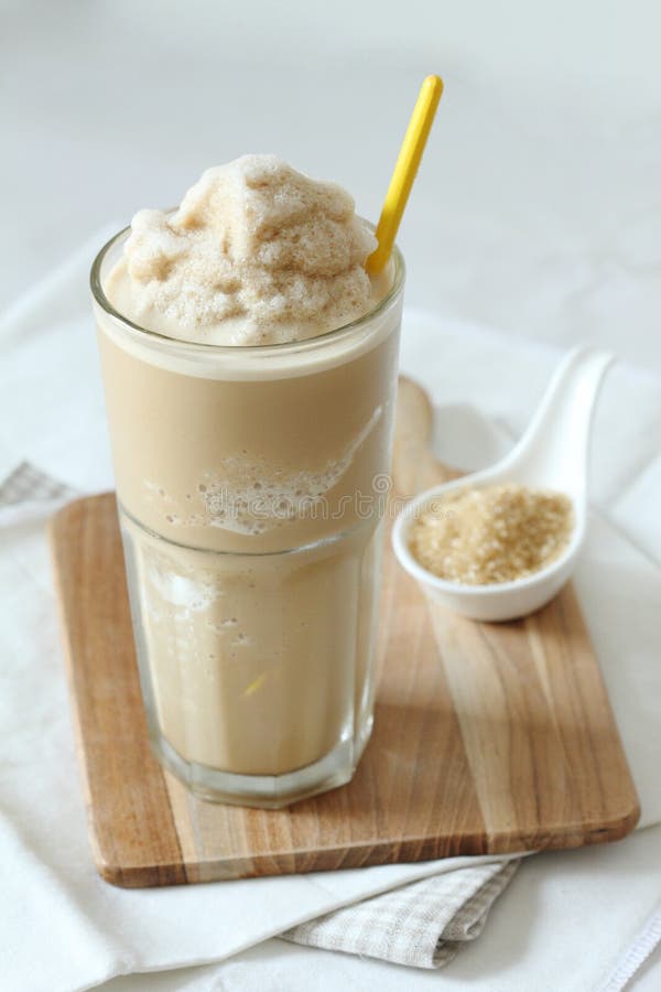 Coffee and Caramel Smoothie Stock Photo Image of delicious, healthy