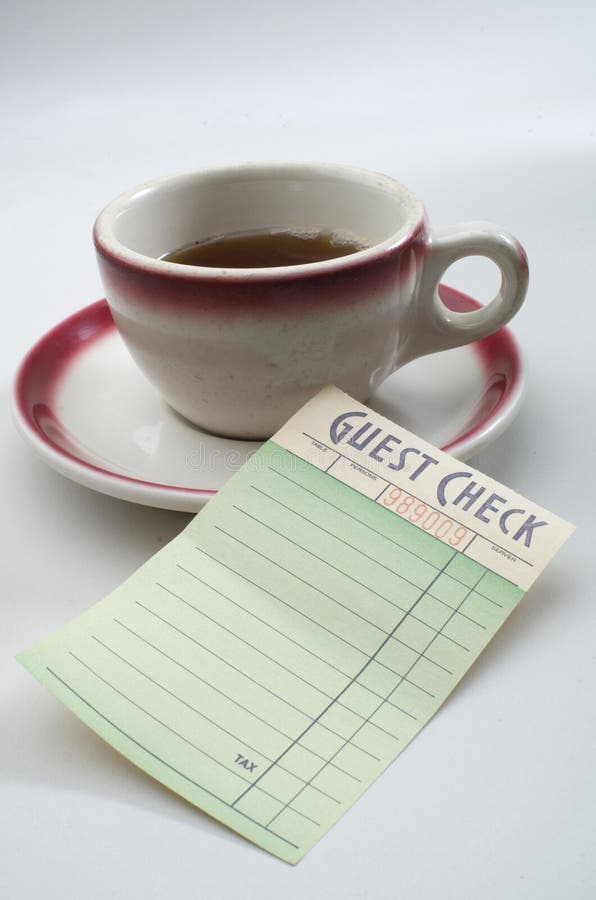 Coffee and the check
