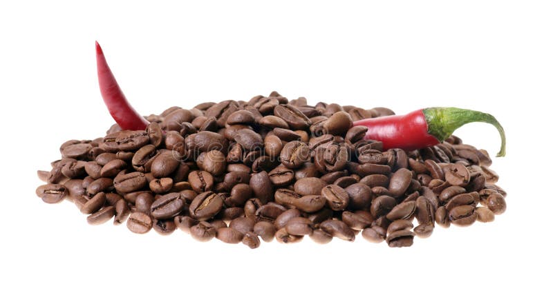 Coffee and Chili royalty free stock photos Coffee and Chili royalty free stock photos