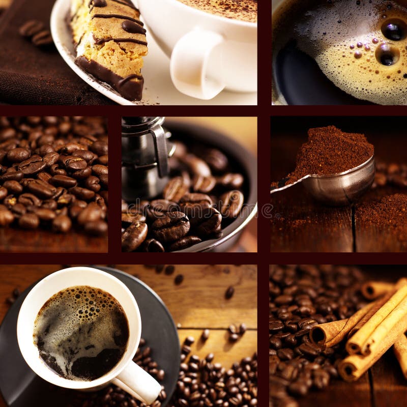 Coffee collage