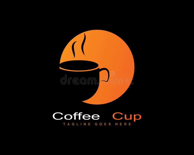 Coffee Cup Logo Template Vector Stock Illustration Illustration of