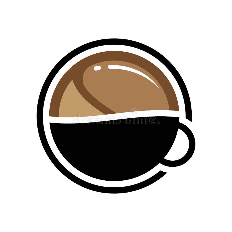 Coffee cup logo template stock vector. Illustration of drink 229878655