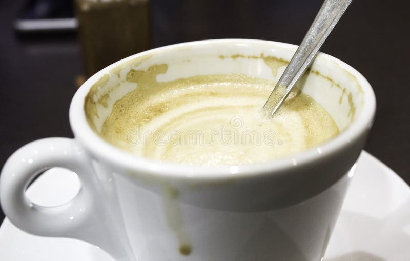 Coffee cup with milk stock image. Image of cream, color 90900015