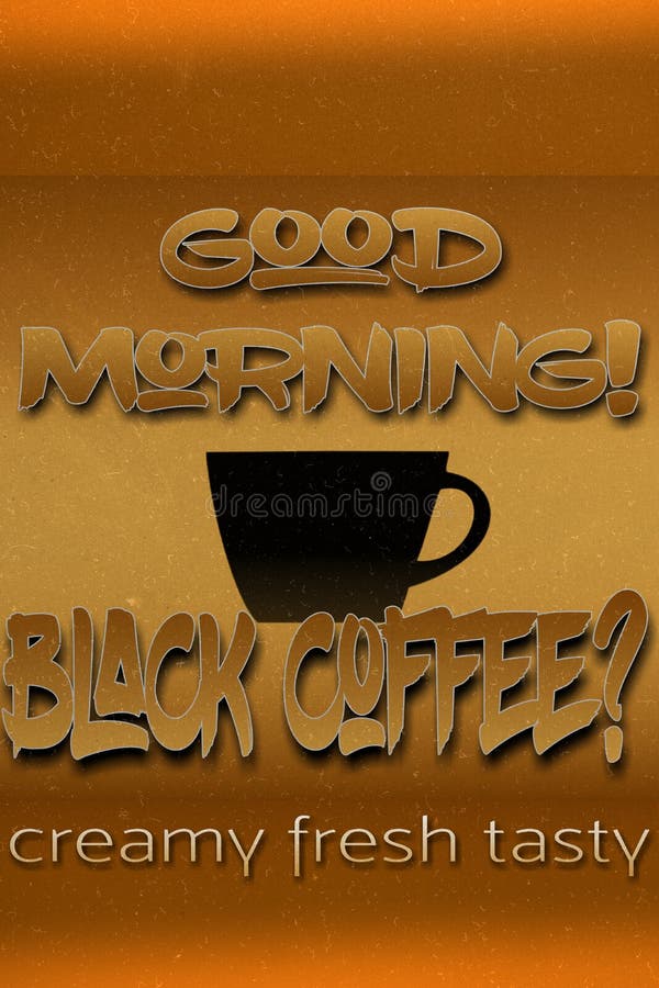 Coffee cup poster stock illustration. Illustration of brochure 106156673