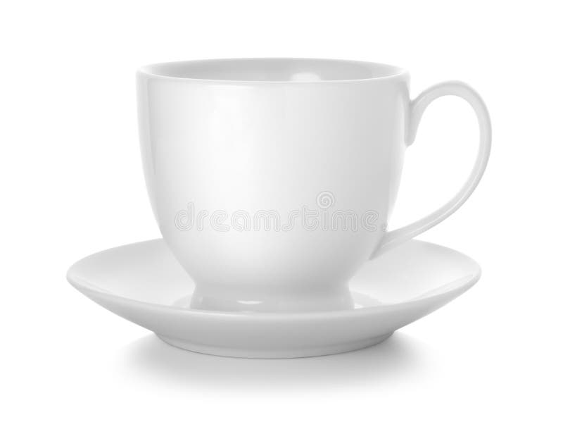 Coffee cup and saucer stock photo. Image of isolated 19600596