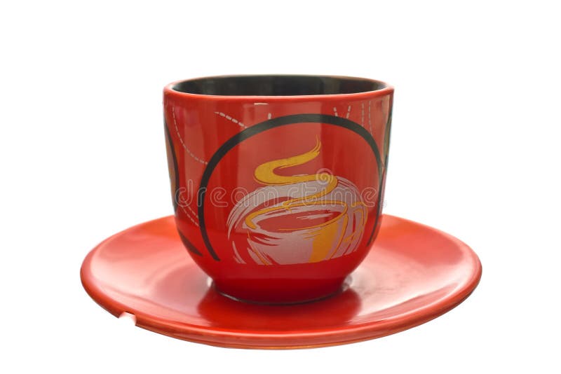 Coffee Cup on a saucer. stock image. Image of saucer 27441701