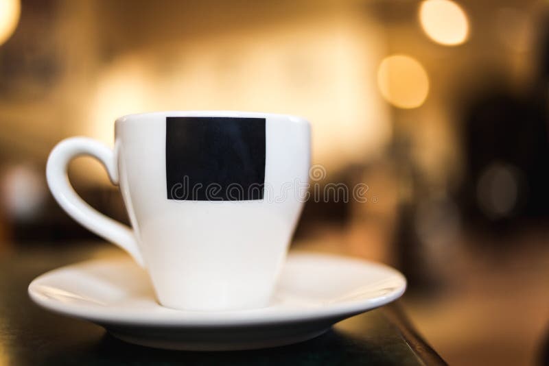 Coffee cup in coffee shop stock image. Image of cappuccino 110525115