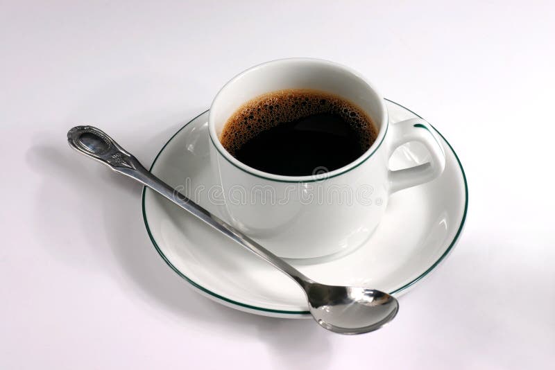 Coffee cup with spoon