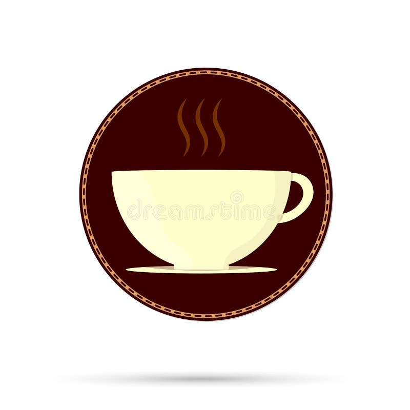 Coffee Cup, Symbol Design Template, Isolated Object, Vector